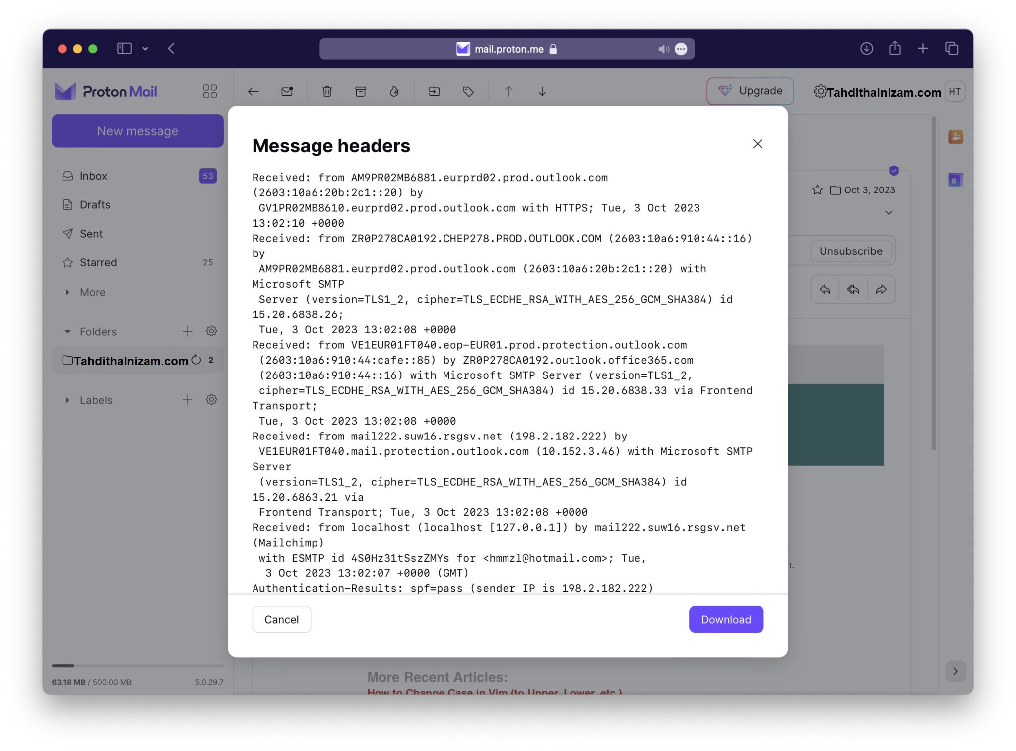 Proton Mail الكراك