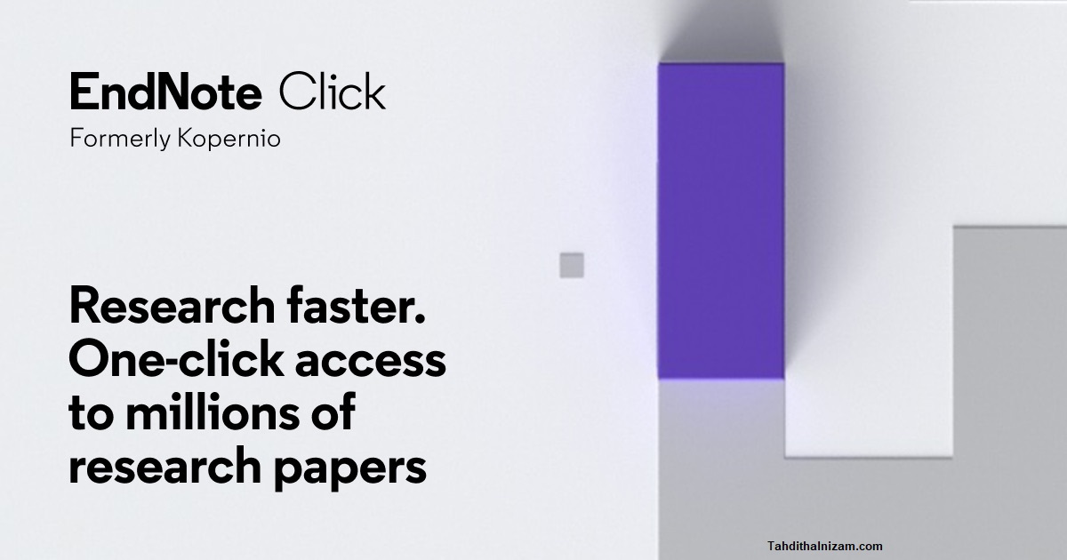 EndNote Click الكراك