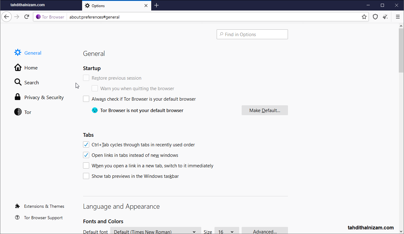 Tor Browser الكراك
