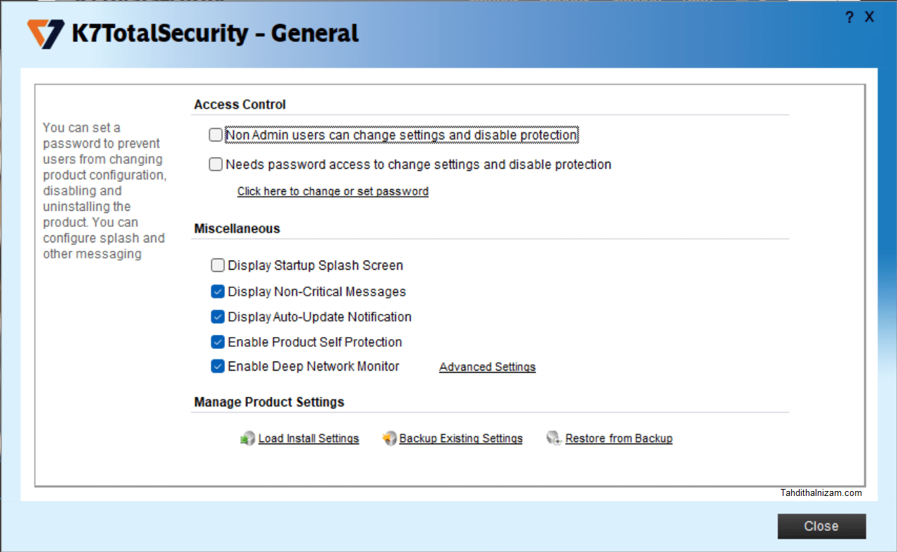 K7 Total Security الكراك